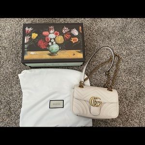 Gucci Marmont bag mini white